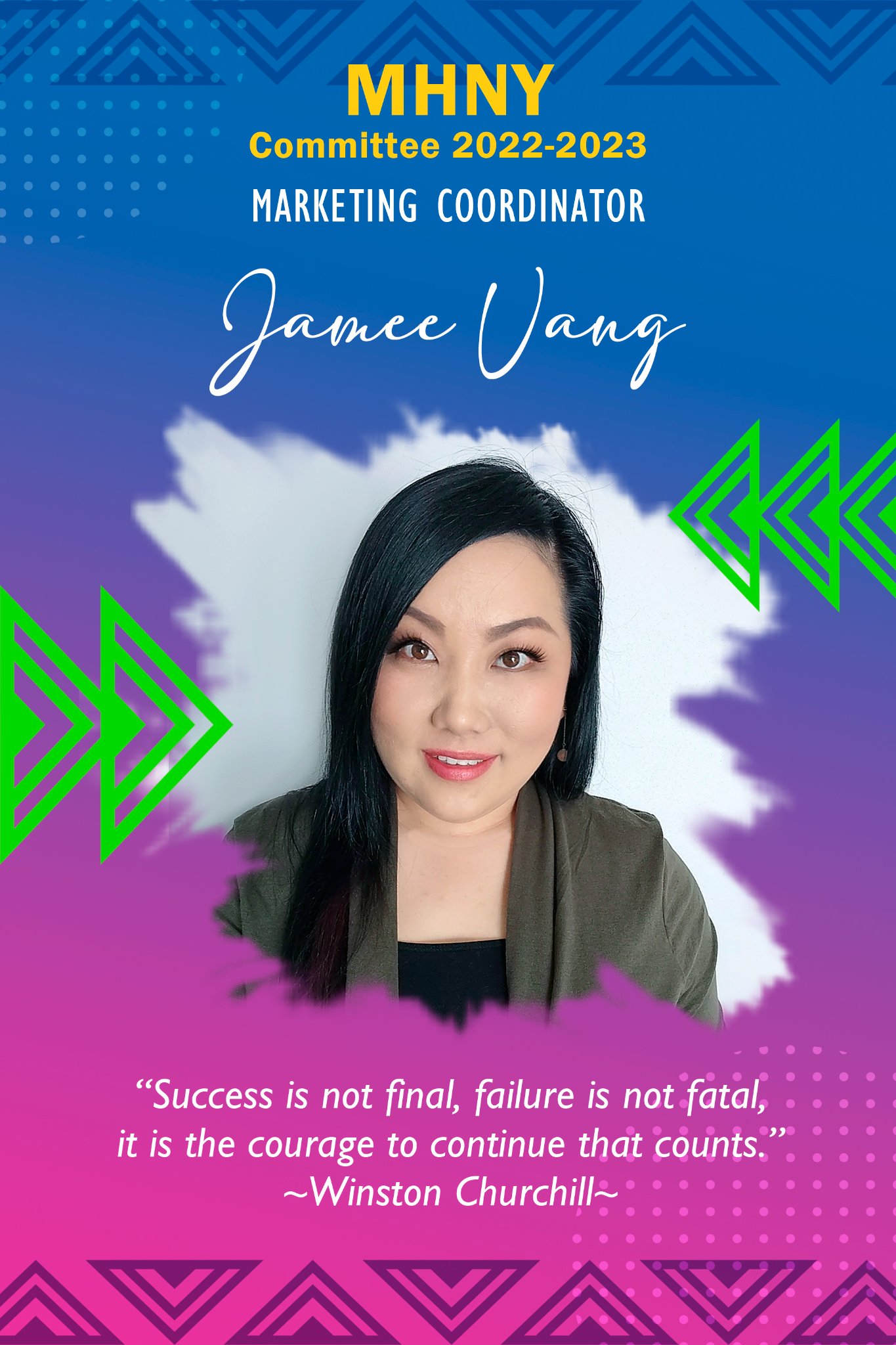 Jamee Vang Marketing Coordinator